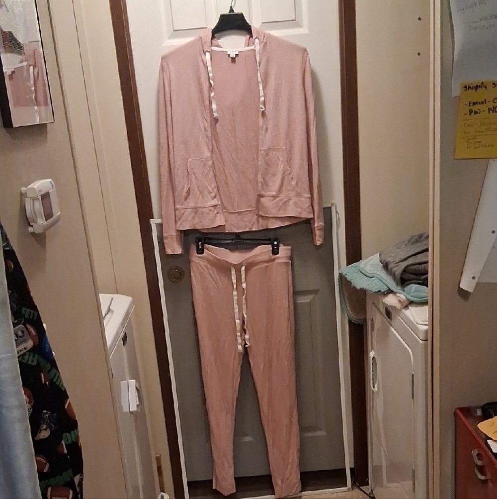 J. Crew Women's Blush Pink Jogger Set